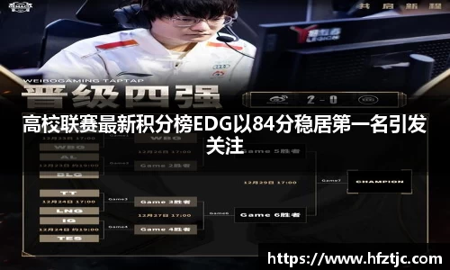 高校联赛最新积分榜EDG以84分稳居第一名引发关注